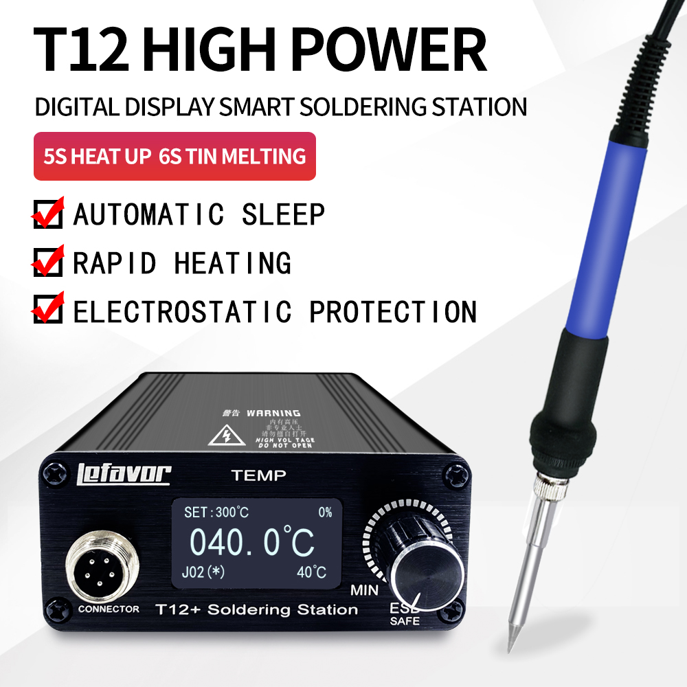 Estación de soldadura T12 +, s - Soldering Station T12 Oled reseña y precio